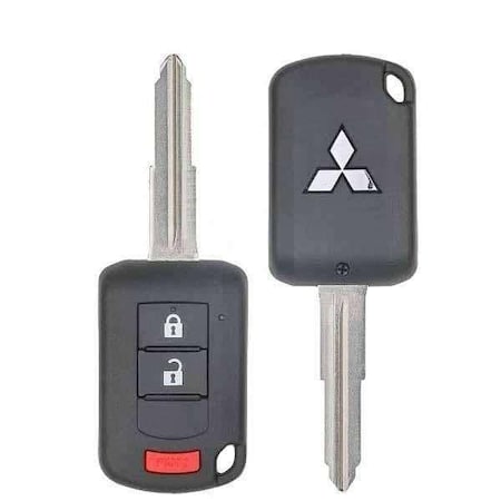 Oem NEW: Mitsubishi Outlander Lancer (2013-2019) 3-Button Remote Head Key w/ Shoulder / PN: 6370B9 RHK-MIT-B944